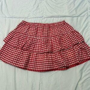 Gingham Mini Skort